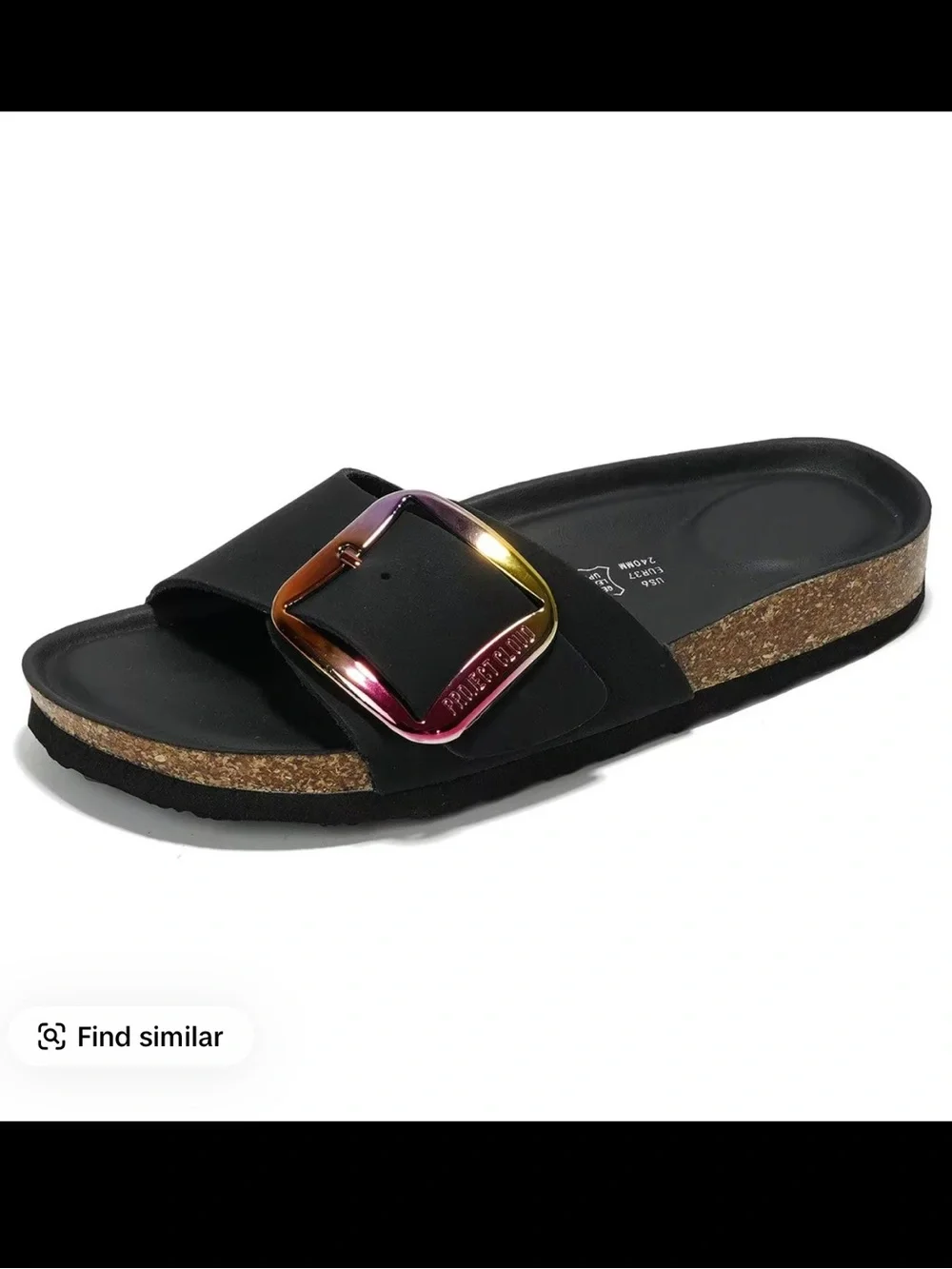 New PROJECT CLOUD Buckle Slide
Sandals in black - Picture 2 of 7